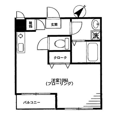 東京都豊島区西池袋２丁目 賃貸マンション 1R